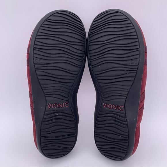 Vionic Claire Suede Slip On Mules Casual Flat Women Shoes  -  Size:   6 - Picture 12 of 14